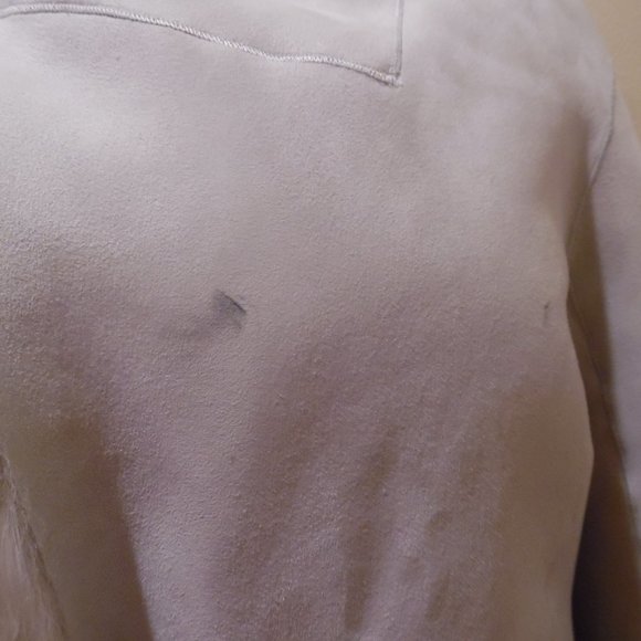 Tory‎ Burch Shearling Ivory White Lambskin Winter Runway Jacket Coat Jacket - Picture 16 of 16